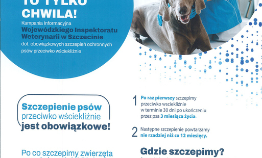 Zdjęcie do Zaszczep pupila, to tylko chwila!&rdquo; ruszyła akcja promująca obowiązkowe szczepienia ps&oacute;w przeciwko wściekliźnie