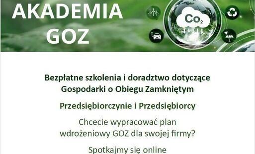 Zdjęcie do Zaproszenie dla przedsiębiorc&oacute;w do udziału w projekcie &bdquo;Akademia GOZ&rdquo;