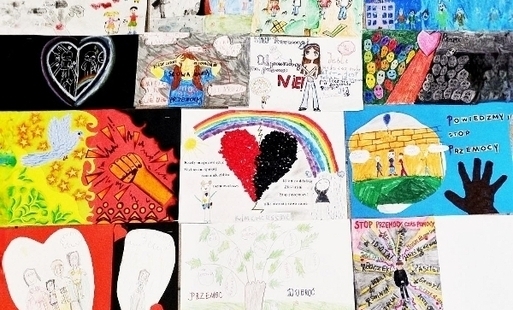 Zdjęcie do Rozstrzygnięcie gminnego konkursu plastycznego &bdquo;Moc w dobroci, nie w przemocy&rdquo;&nbsp;