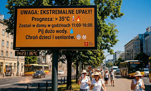 Zdjęcie do Nadciąga fala ekstremalnych upał&oacute;w! Temperatura przekroczy 40&deg;C &ndash; jak przetrwać najbliższe dni?