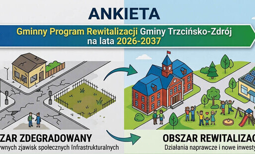 Zdjęcie do Gminny Program Rewitalizacji Gminy Trzcińsko-Zdr&oacute;j na lata 2026-2037 - ANKIETA