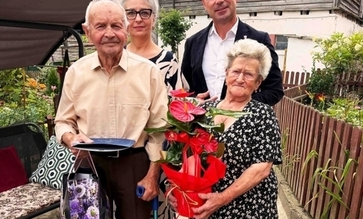 Zdjęcie do Kolejny piękny jubileusz w naszej gminie! Pan Jan Kmieć skończył 90 lat
