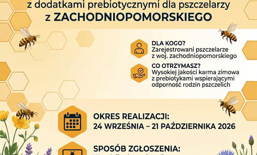 Zdjęcie do Wsparcie dla Twojej pasieki: Bezpłatna karma z prebiotykami
