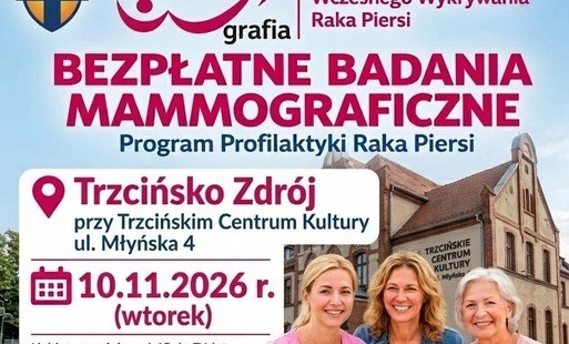 Zdjęcie do Bezpłatne badania mammograficzne w Trzcińsku-Zdroju &ndash; zadbaj o swoje zdrowie!