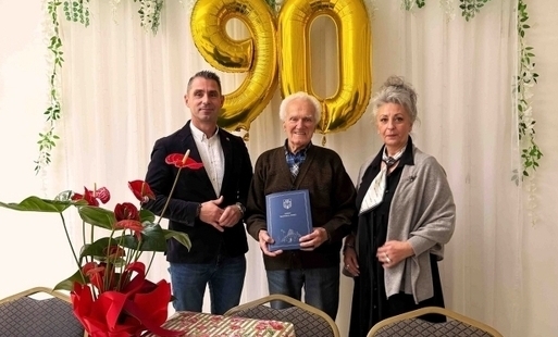 Zdjęcie do Piękny wiek, wyjątkowy jubileusz &ndash; Pan Edward Rycerz ukończył 90 lat!