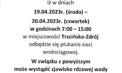 Zdjęcie do UWAGA PŁUKANIE SIECI 