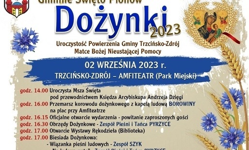 Zdjęcie do Gminne Dożynki 2023 - PROGRAM 