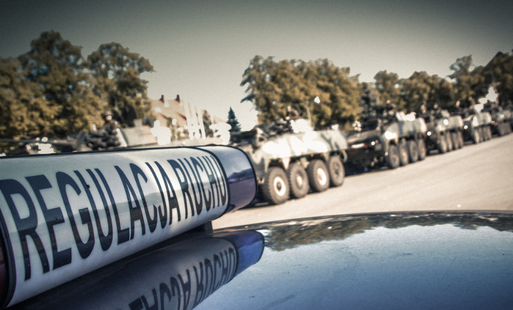Zdjęcie do UWAGA!!! Wzmożony ruch pojazd&oacute;w wojskowych na drogach