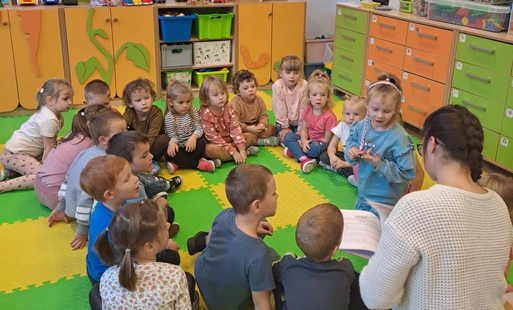 Zdjęcie do Narodowy Program Rozwoju Czytelnictwa&nbsp;  w Przedszkolu Miejskim w Trzcińsku-Zdroju