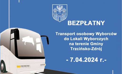 Zdjęcie do Bezpłatny transport do lokali wyborczych oraz transport powrotny - 7.04.2024 r.