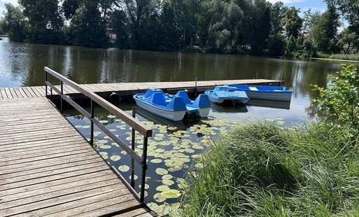 Zdjęcie do Wypożyczalnia ł&oacute;dek i rower&oacute;w wodnych w Trzcińsku-Zdroju