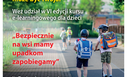 Zdjęcie do Kurs e-learningowy dla dzieci &bdquo;Bezpiecznie na wsi mamy &ndash; upadkom zapobiegamy&rdquo;