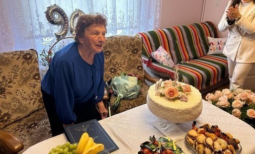 Zdjęcie do Odwiedziny 90-letniej jubilatki