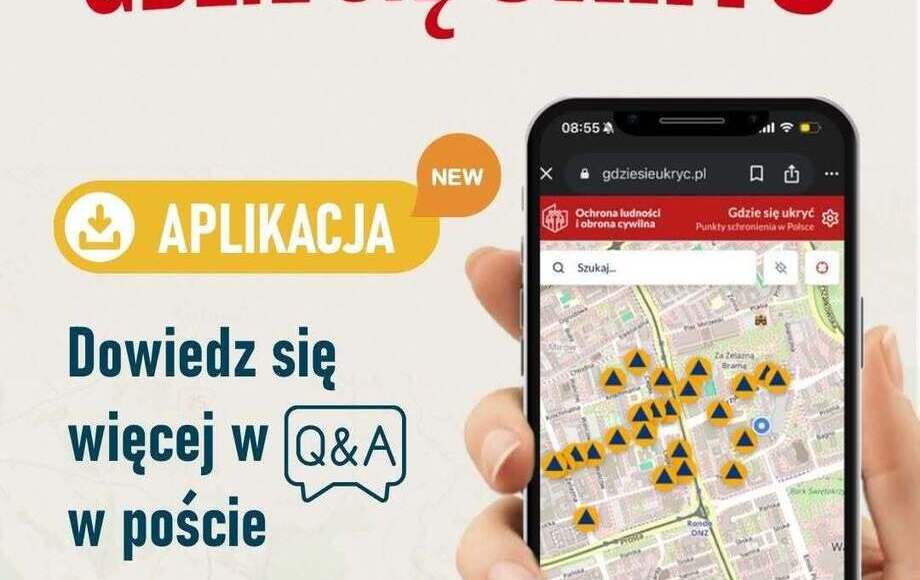 PSP uruchomiło serwis i aplikację gdziesieukryc.pl