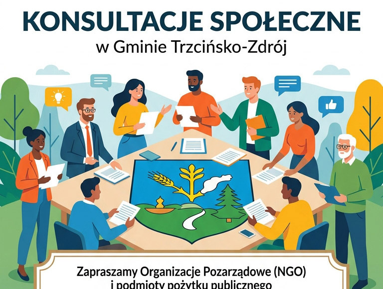 Konsultacje społeczne Programu Współpracy Gminy Trzcińsko-Zdrój na 2027 rok